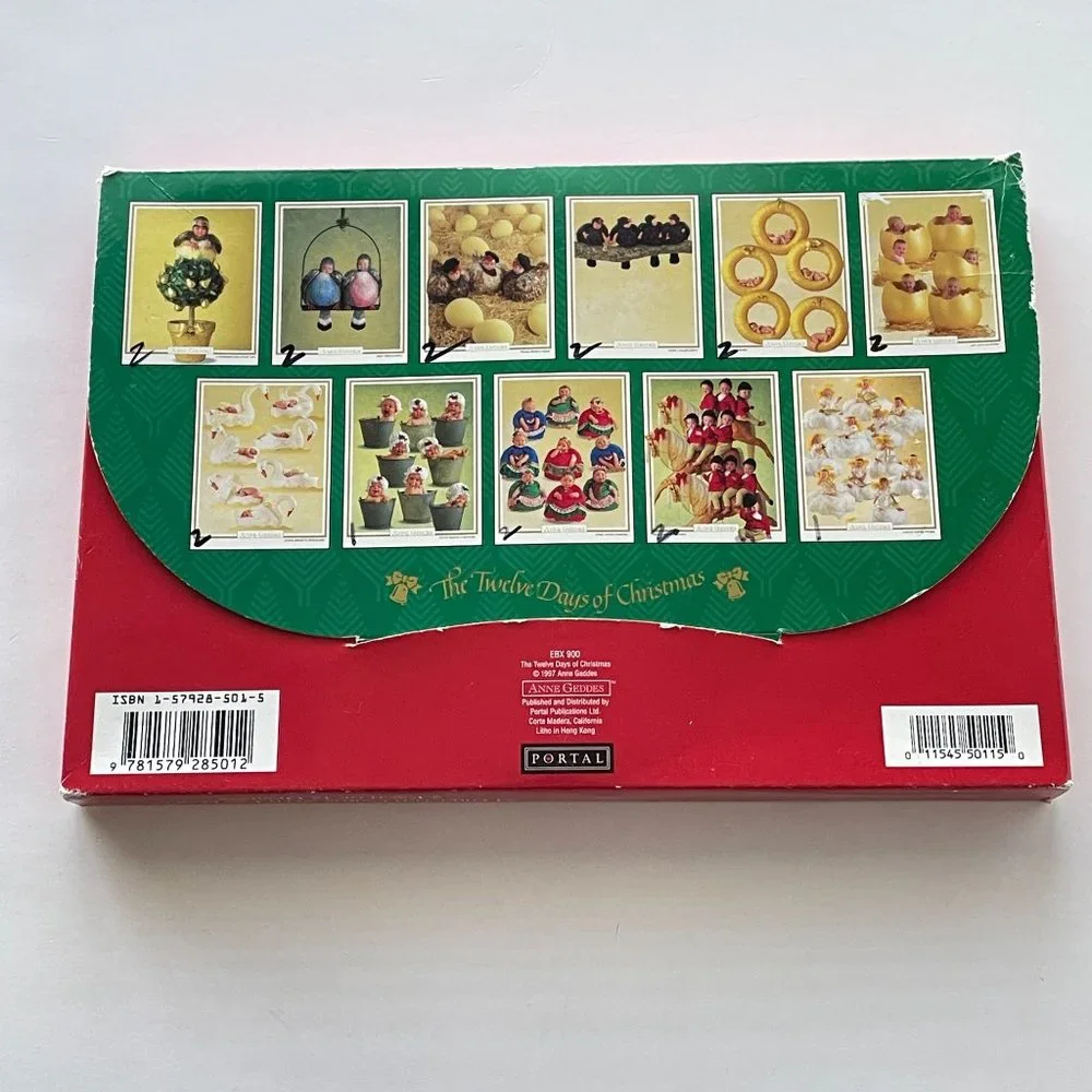 Vintage The Anne Geddes Greeted Card Christmas Collection with Envelope Lot‎ 22